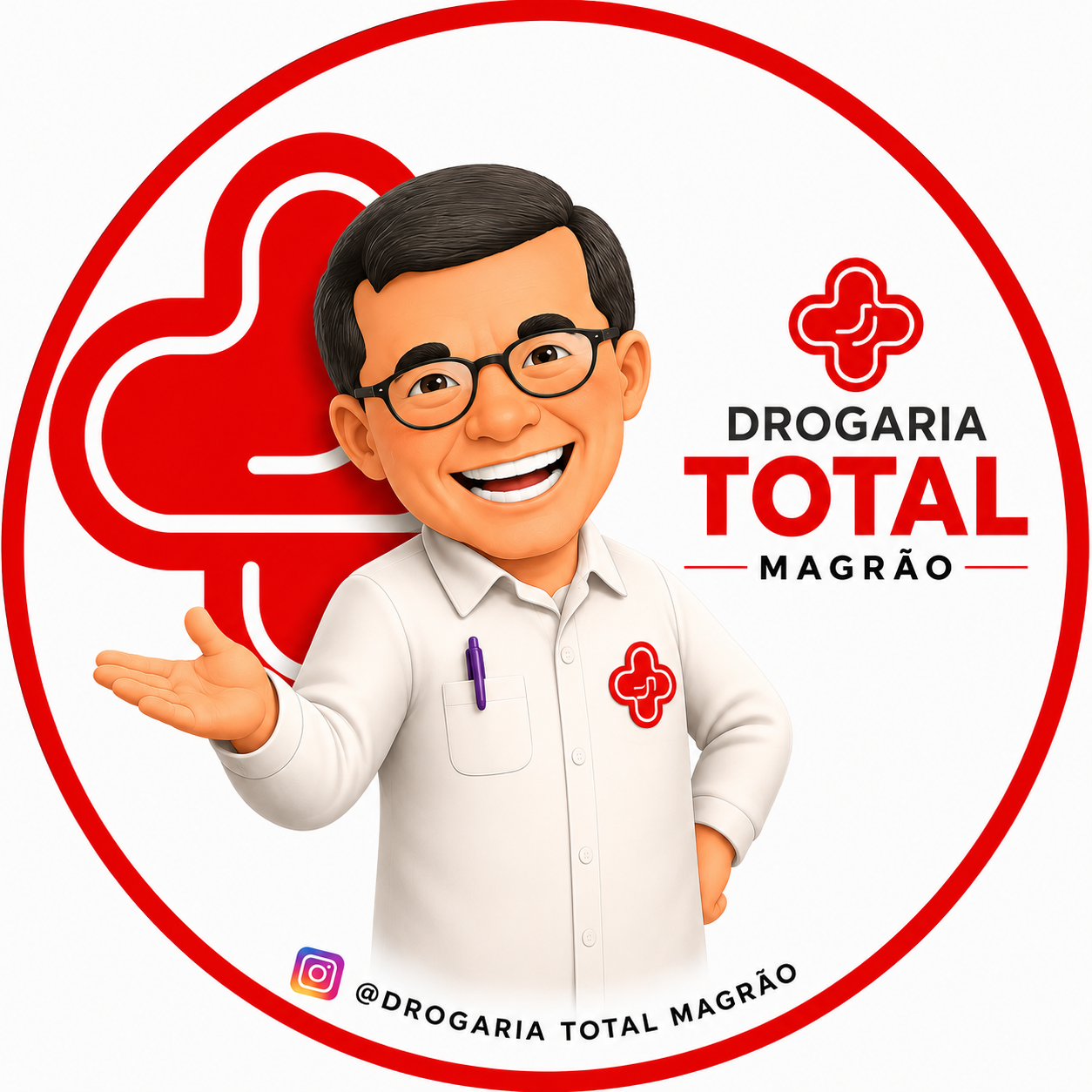 Logo Drogaria Total Magrão